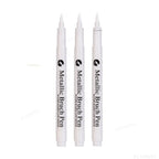 highlight Metallic Marker Pen Gold White Waterproof Permanent Paint Marker Pen for Rock,Mug,Ceramic,Glass DIY Painting Supplies