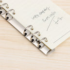 Metal Loose-leaf Binding Clip Colorful Spiral Binder File Folder DIY Album Diary Clips Ring For A4/B5/A5/A6/A7 Notebook Binder