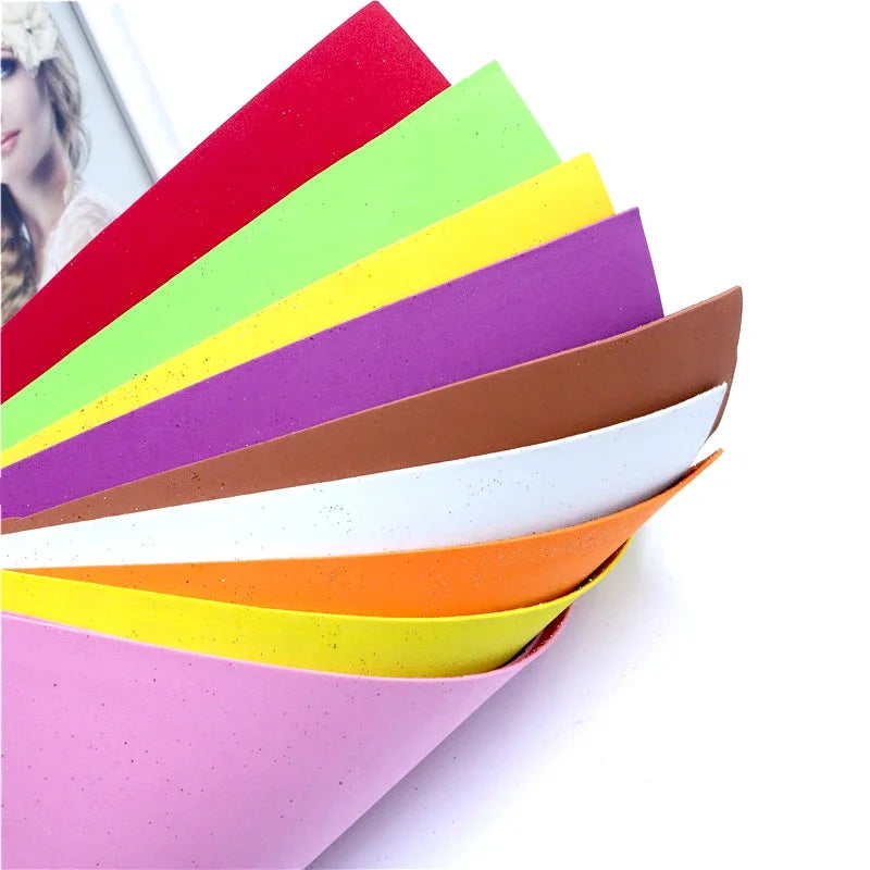 5Sheets 20*30cm Glitter Foam Paper Sparkles Paper for Children's Craft Activities DIY Cutters Handcraft Foam Paper Without Glue