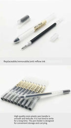 6/8Pcs/Set MUJIs Gel Pen Black/Red/Blue 0.38/0.5mm Ink Japan Color Pen Office School Ballpoint Pen Japanese Kawaii Stationery