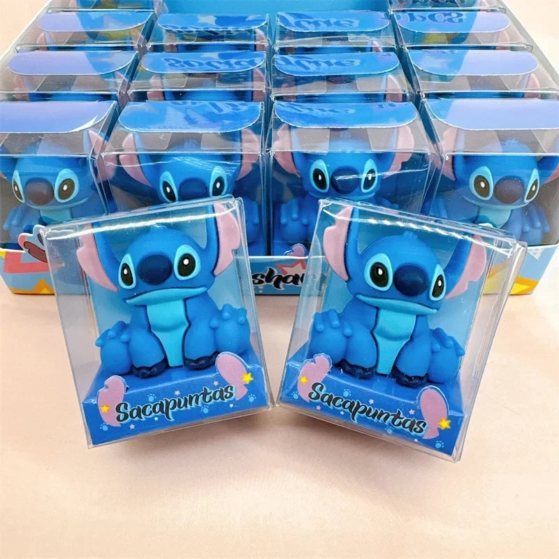 ** Cartoon Silicone Stitch Shape Pencil Sharpener Students Cute Cartoon Pencil Sharpener Pencil Sharpener Children's Stationery