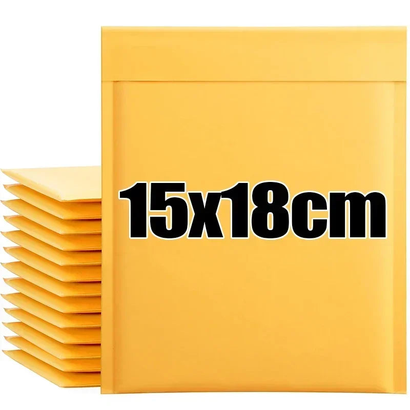 Kraft Paper Bubble Envelopes Bags Waterproof Storage Mailers Padded Shipping Envelope With Bubble Mailing Bag Gifts Packaging