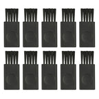 10Pc 4.3cm Black Small Brush Razor Cleaning Brush Keyboard Dust Nylon Plastic Brush Computer Keyboard Dust Removal Clearing Tool