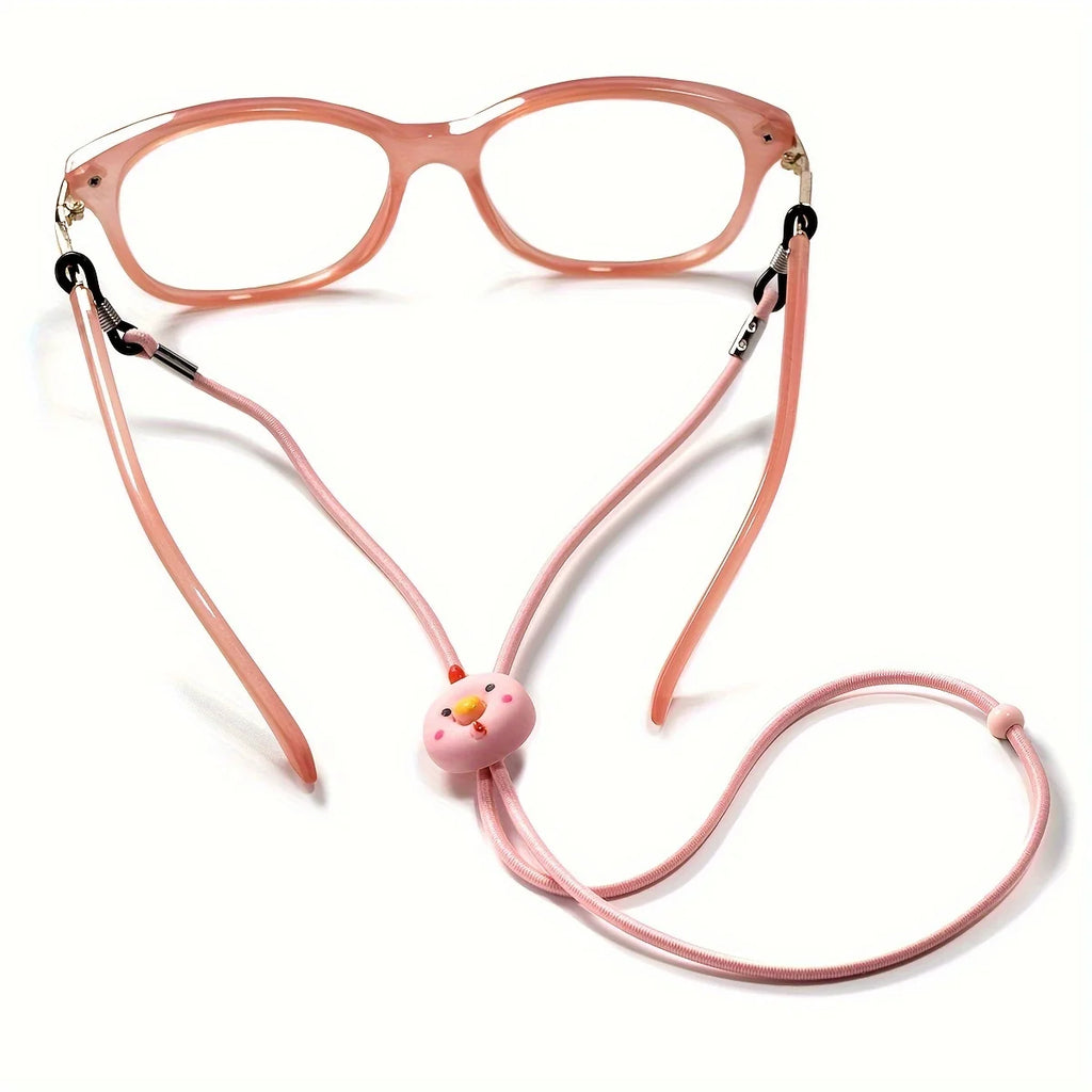 Cute cartoon Glasses Rope, Adjustable Elastic anti Slip Rope Chain, Can Be Given as a Gift, anti Loss Fixed Glasses Accessories