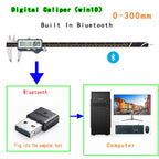 Built-in Bluetooth Digital Caliper for Wireless Transmission Electronic Caliper for Measuring Outer Diameter Inner Diameter 150m