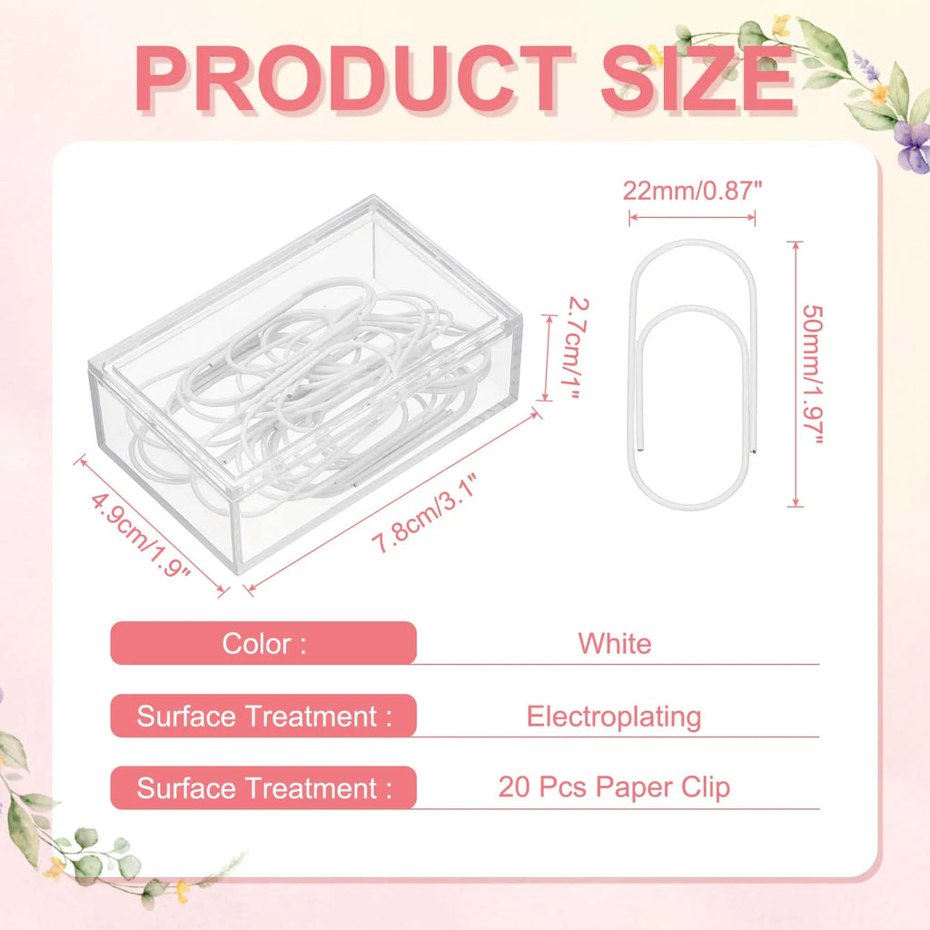 20/50/100Pcs Paper Clip 2inch Non-Skid Metal Paper Clamp Clips Large for Office Supplies Craft Scrapbook Document Note Sorting