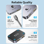 Vention 8K HDMI Splitter 4K144Hz 2 In 1 Out for TV Xiaomi Xbox SeriesX PS5 HDMI Cable Monitor Projector HDMI 2.1 Switch Switcher