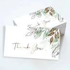 50/100pcs Custom Cards Thank You Card Business Card Personalized Logo Packaging For Business Wedding Invitation Gifts Decor Card