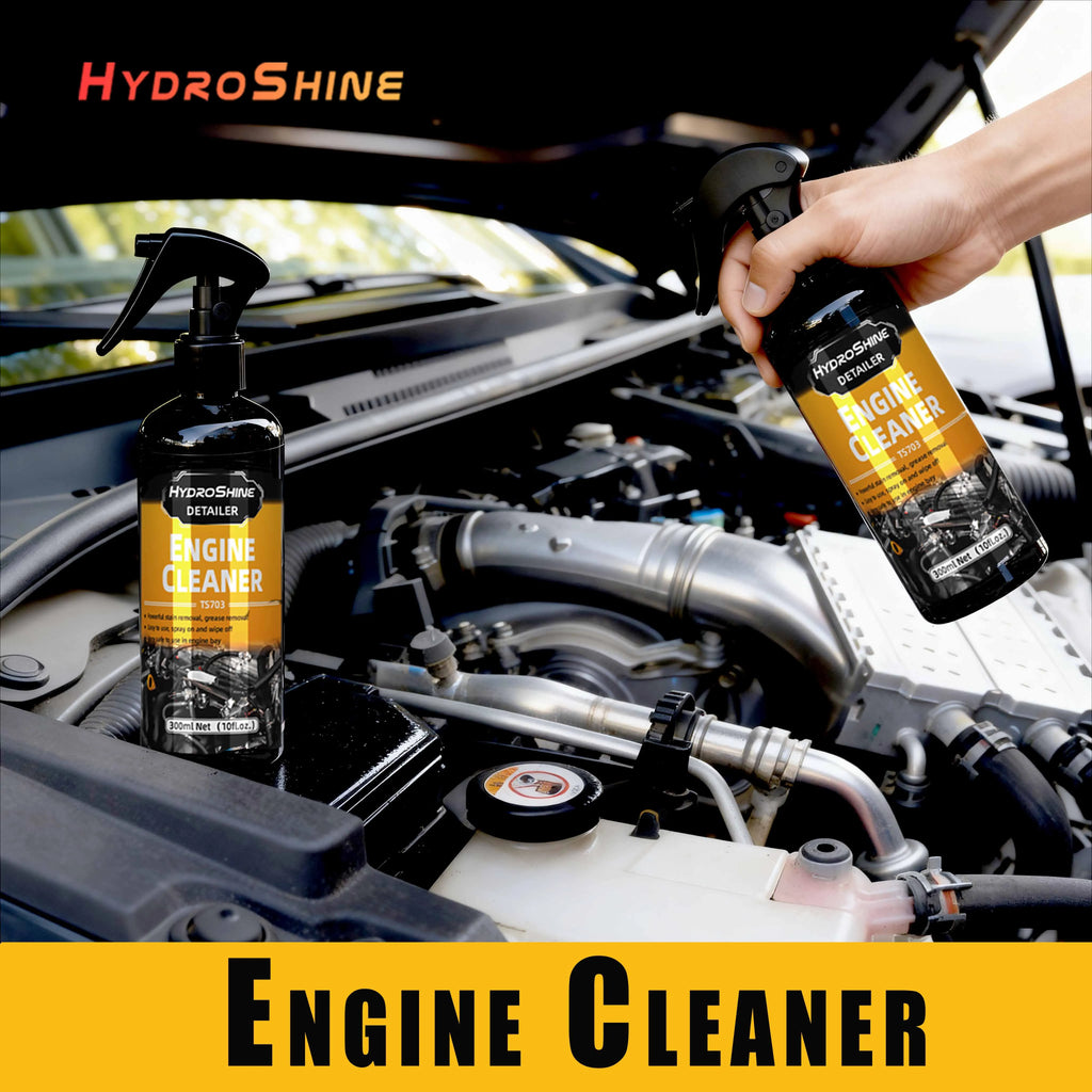 Hydroshine Engine Bay Cleaner Care  Heavy Oil Dust Clean Spray for Car Engine Powerful Decontamination Compartment Cleaning Tool