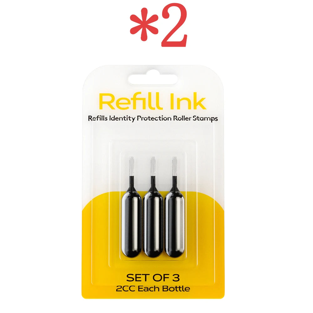 Wide roller seal identity theft seal replenisher is very suitable for privacy protection seal ink security seal replenisher