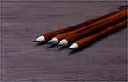Watercolor Painting Brush Short Woolen Rabbit Mixed Hair Calligraphy Brush Chinese Running Regular Script Brush Pen Tinta China