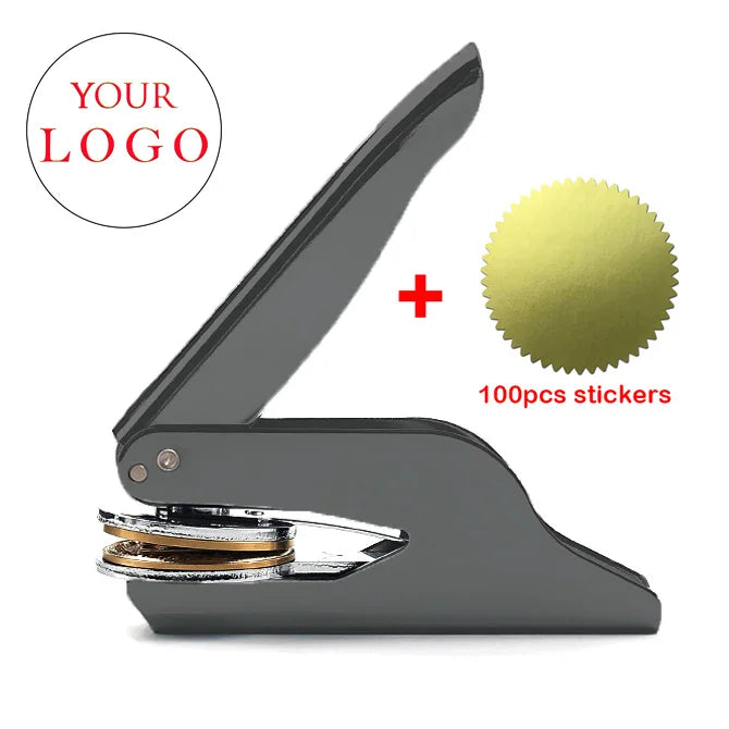 Embosser Stamp LOGO Customized Wedding Library Book Private Seals Customization Envelope Party Invitation Embossing Stamps DIY