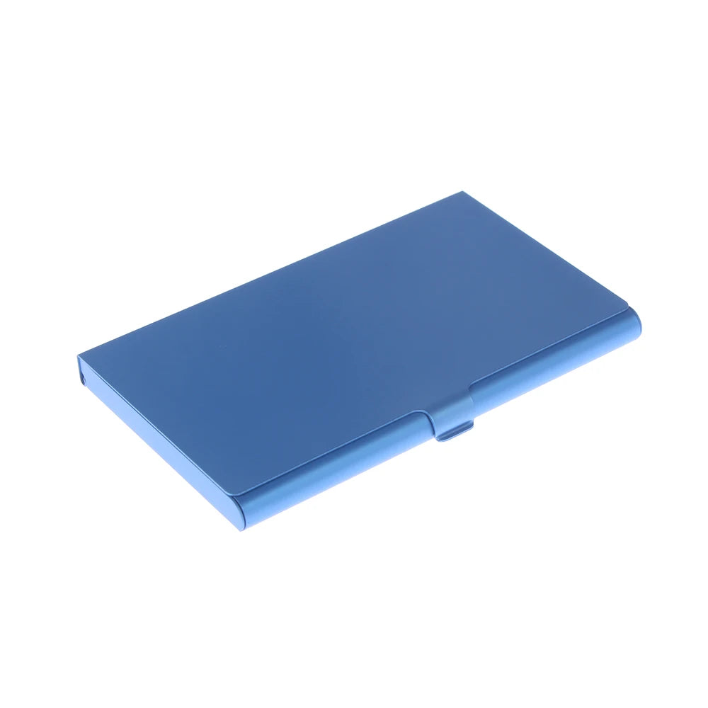 Men Business Card Case Aluminum Alloy Credit Card Holder Metal ID Cards Box Cover Women Credit Business Card Holder Case