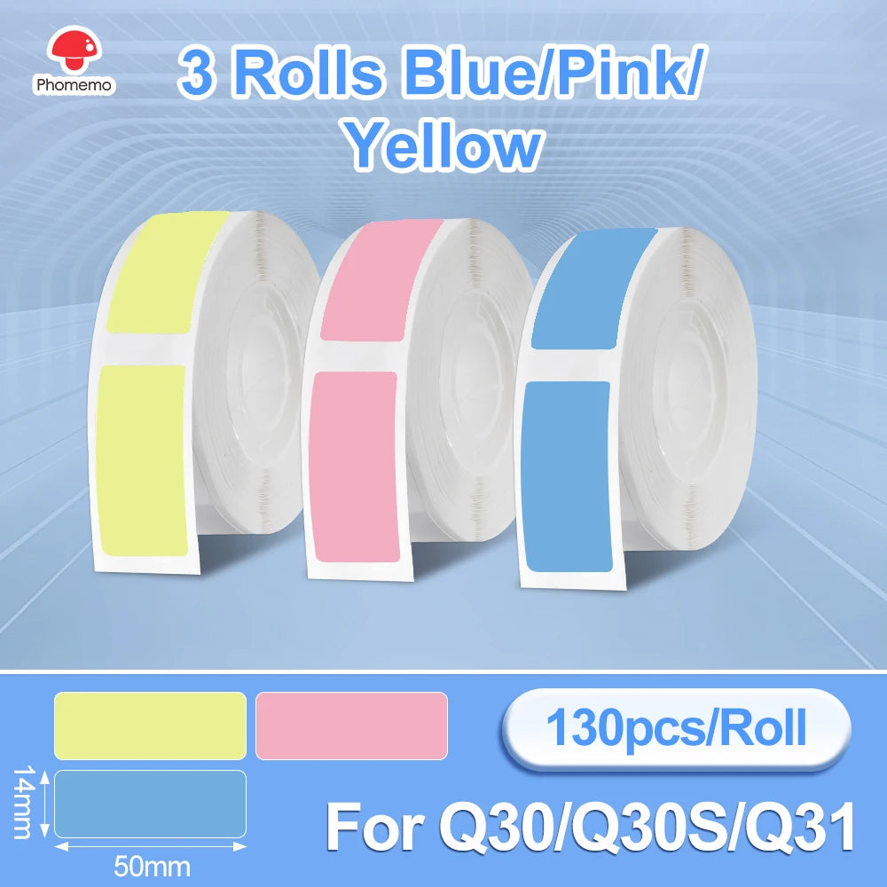 Phomemo Q30 Bluetooth Label Maker, Thermal Sticker Maker with 1 Roll Free Label, Available for Small Business/Home Organization