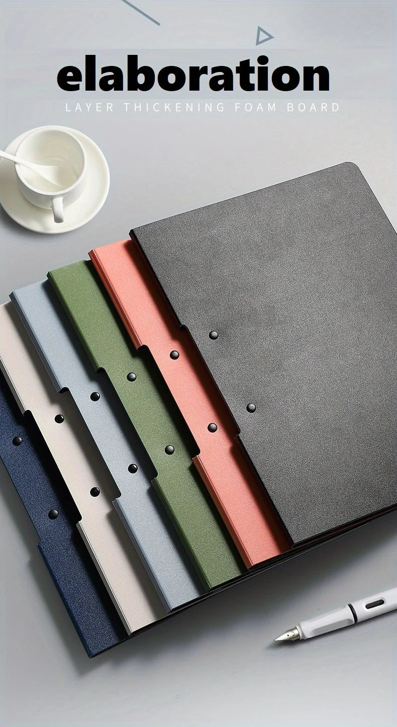 A4 File Folders Clipboard Writing Pad Memo Clip Board Double Clips Test Paper Storage Organizer For School Stationary Supplies