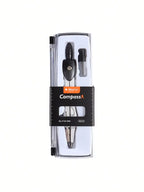 Precision Compasses with Replaceable Tips  Student Drawing and Mapping Tool Set  Suitable for Both Examination and Office Use