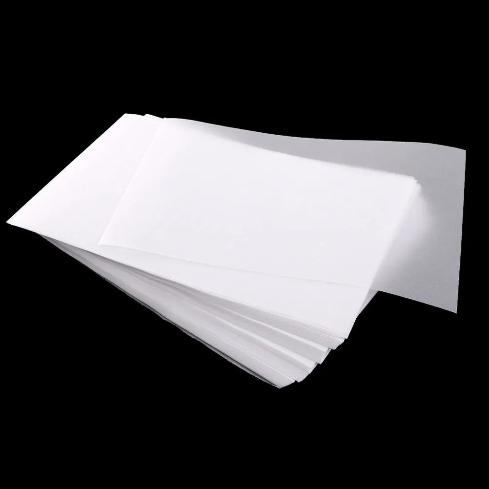 100Pcs 16K Transparent Copying Paper High Clarity Fine Surface Texture for Tracing Drawing Calligraphy Journaling Crafting