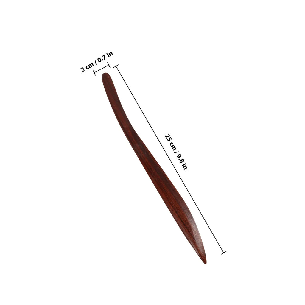 Wooden Letter Opener Chinese Style Red Sandalwood Xuan Paper Cutter Envelope Opener for Calligraphy Rice Paper Office School Art