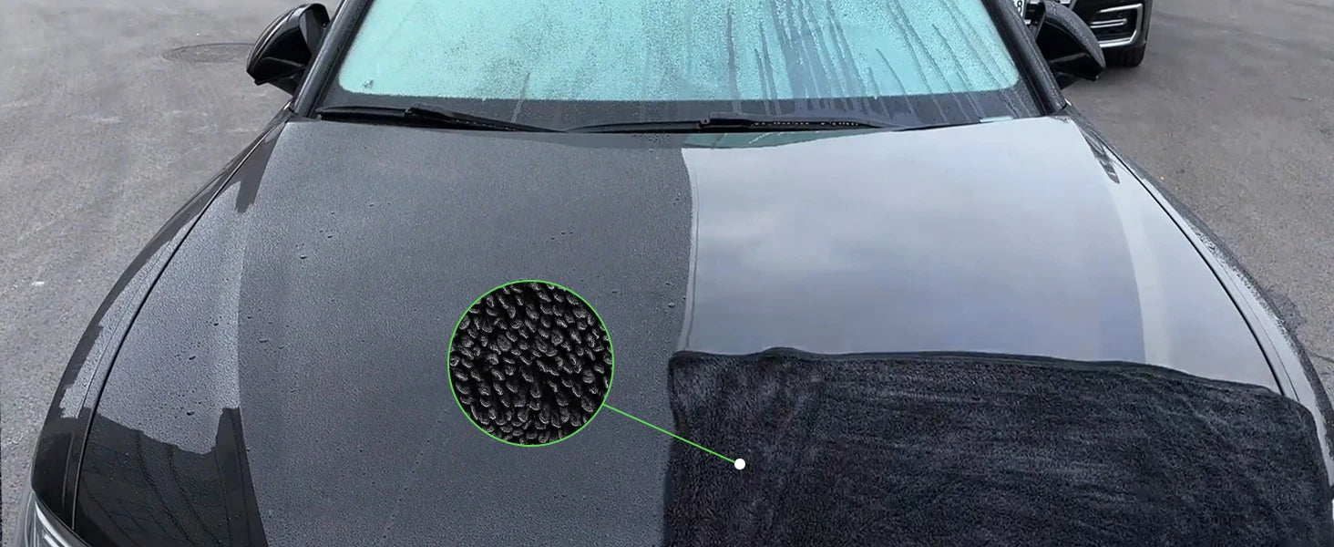 Ultra-Absorbent Microfiber Cleaning Cloth - Soft, Durable & Quick-Dry Towel for Cars, Home, and Bathroom Use