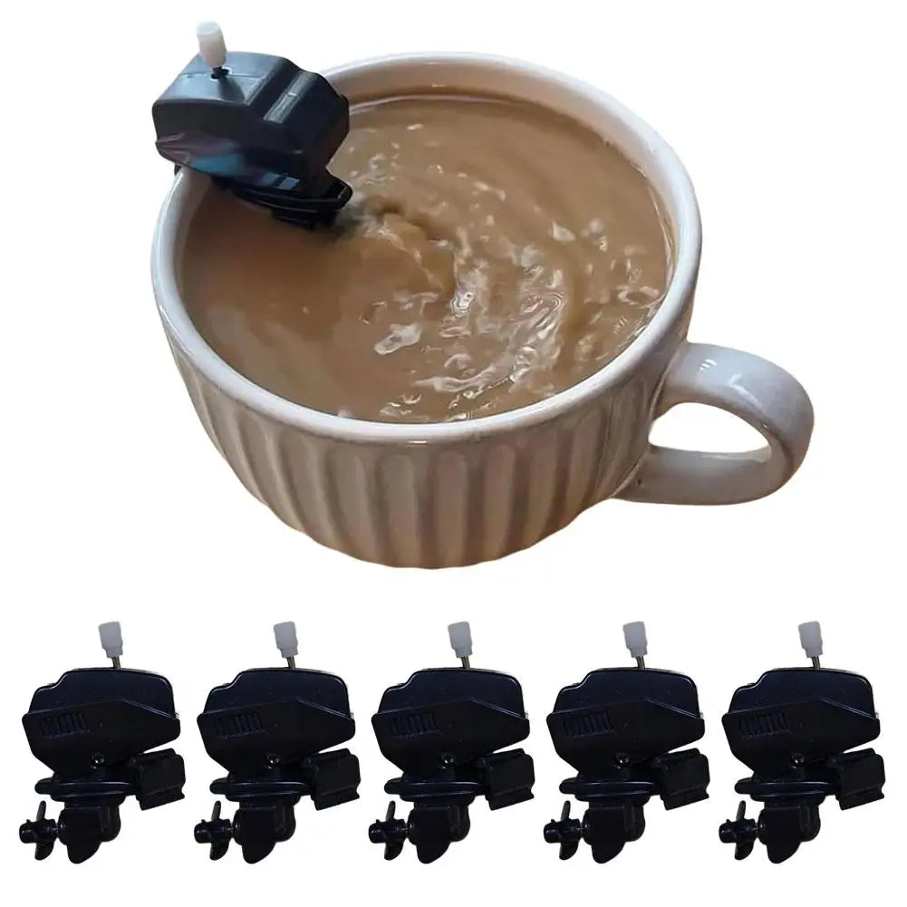 1/5/10pcs AAAL Boat Motor Coffee Stirrer,Imitation Boat Propeller Coffee Stirrer,Coffee Stirrer,Boat Engine Motor Toy Coffee Mix