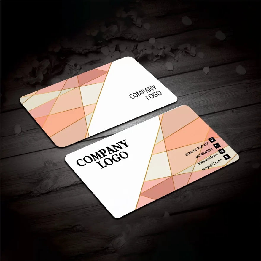 Custom PVC Business Cards Plastic Waterproof Cards Personalized Design Round Corners Glossy Matte Frosted PVC Business Cards