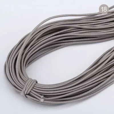 2mm Colorful High-Quality Round Elastic Band Round Elastic Rope Rubber Band Elastic Line DIY Sewing Accessories 5meters