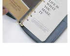 Side insertion Loose leaf book board Metal binder 6 holes Clip File Folder shell Notebook Ring Binder buckle Planner Agenda
