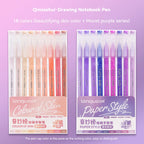 105Color Hand Account Gel Pen Languo Morandi Retro Pen Large-Capacity Color Handbook Pen For Student Painting Graffiti Writting