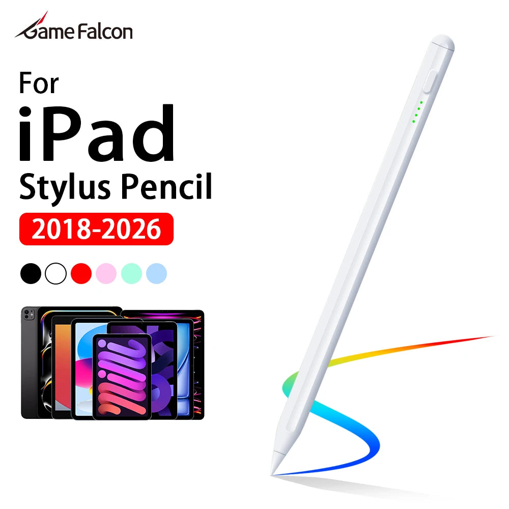 For Apple Pencil Stylus for iPad A16 Air 11 5 4 Pro 11th 13 12.9 M5 M4 M3 M2 Pens 10 9 8 10th 9th Generation Mini 7 6 Touch Pen