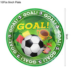 Soccer Party Disposable Tableware Paper Plates Cups Napkins Tablecloth Kids Boys Football Birthday Party Decoration Supplies