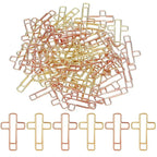 20/50PCS Gold Cross Bible Paper Clips - Versatile Bible Study Supplies, Also Great As Journaling Paper Clips and Bookmarks