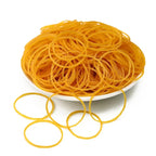 300 Pieces Set High-Elasticity Durable Yellow Rubber Bands Industrial Strength High-Temperature Resistant Toys for All Ages