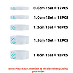 20/5PCS Transparent Tape Office Tape for Home and School 0.8cm 1.2cm 1.8cm Multifuntion High-viscosity Adhesive Tape