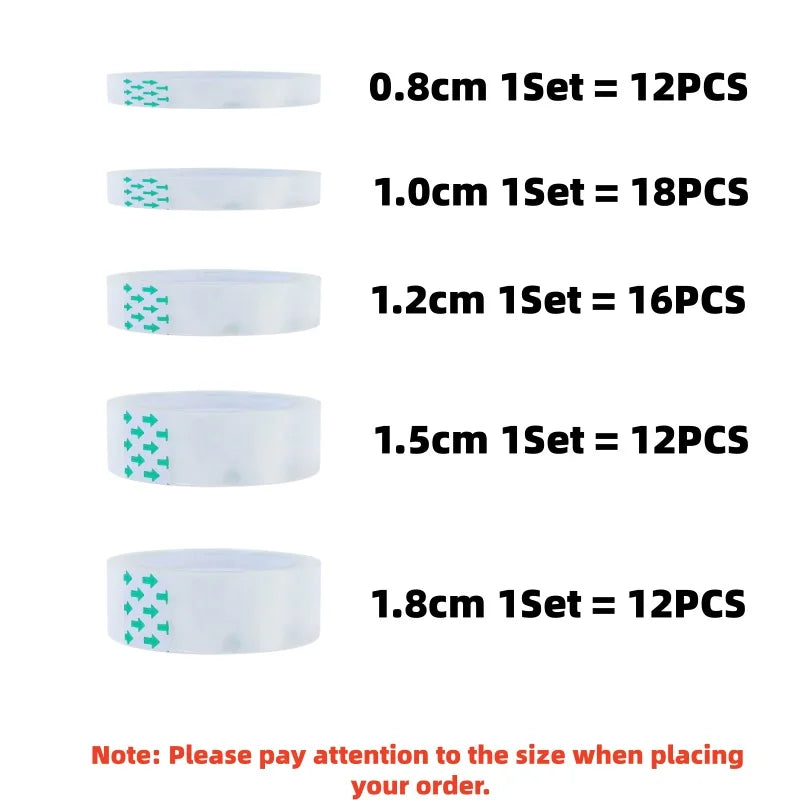 20/5PCS Transparent Tape Office Tape for Home and School 0.8cm 1.2cm 1.8cm Multifuntion High-viscosity Adhesive Tape