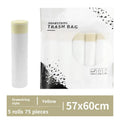 Drawstring Trash Bags Kitchen Waste Disposable Garbage Can Liners Strong Home Office Assorted Sizes Clear