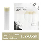 Drawstring Trash Bags Kitchen Waste Disposable Garbage Can Liners Strong Home Office Assorted Sizes Clear