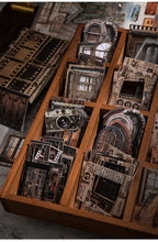 90Pcs Favorites Notebooks Decorative border Material paper handbook material European Coffee Manuscripts Pad collage Scrapbook