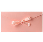 10 Pcs/set Envelope Pearlescent Paper Bow Thicken Ribbon Retro Creative Color Stationery Wedding Invited Gift High Quality