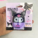 Cute Cartoon Pencil Sharpener Kawaii Skull Bow Design Manual Pencil Sharpener Portable School Office Stationery Women Teen Gift