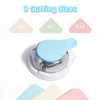 3 In 1 Corner Rounder Mini Corner Trimmer Punch R4/R7/R10mm Round Corner DIY Paper Card Photo Planner Cutting Supplies