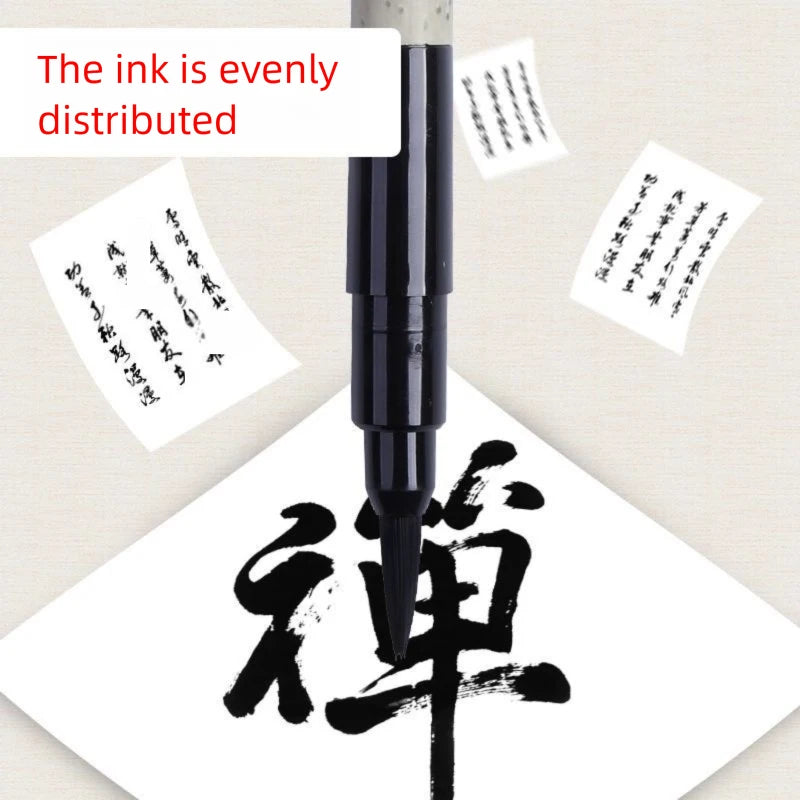 Weasel Hair Small Chinese Calligraphy Brush Soft Tip Stylus for Student Writing Drawing Art Craft