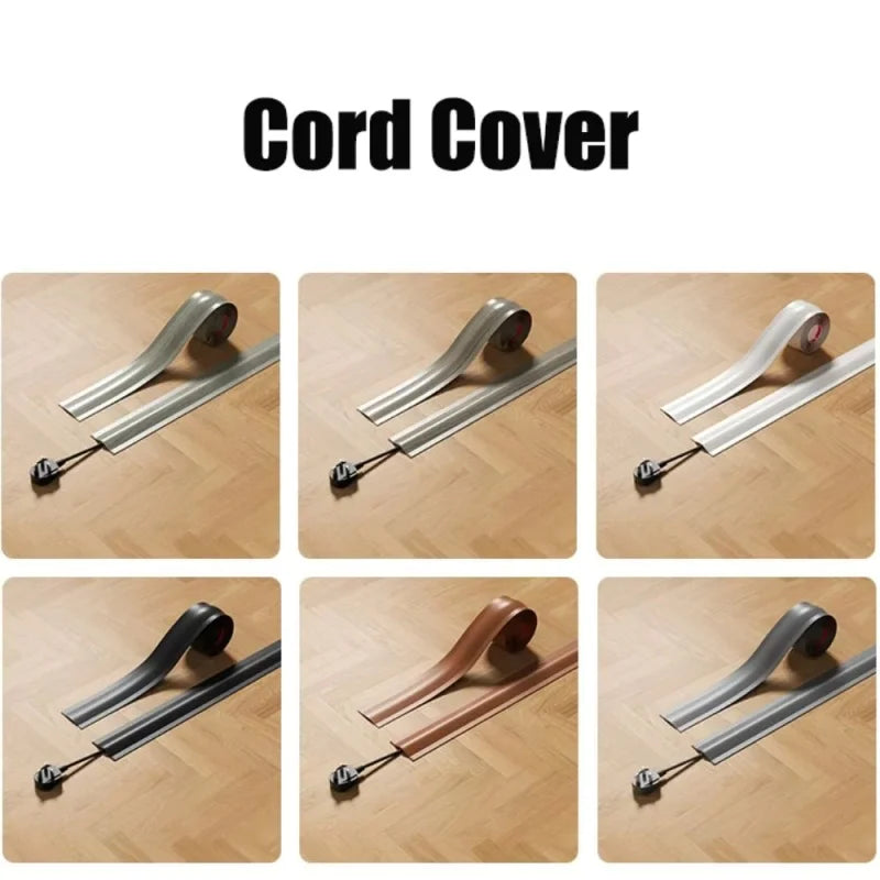 Cable Cover for Flooring Pvc Wires, Covers Wires on the Floor, Soft Floor Cable Cover, Hide Floor Cables, Cable Management Cable Protector