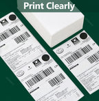 100mm Direct Thermal Labels 100/500 pcs Per Stacked Strong Adhesive Labels Resistant to Water Grease For shipping label 4inch