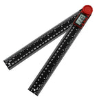 2-in-1 Digital Angle Meter Inclinometer Digital Angle Ruler Electronic Goniometer Protractor Angle finder Measuring Tool