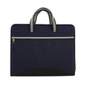 Versatile Canvas A4 Documents File Bag Large Capacity Double Zipper Accordion Folder 12-Layer Business Briefcase