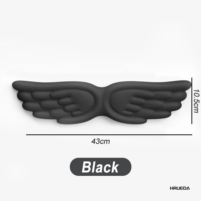 Mousepad Ergonomic Angel Keyboard Wrist Rest and Mouse Pad Set Reduce Wrist Pain for Office and Gaming Use Angel Wing, Memory Fo