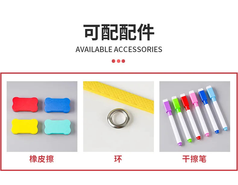 File Set Hanging Set Storage Bag Pet Transparent Dry Erase Bag Document Holder Clear Plastic Organizer Pouch