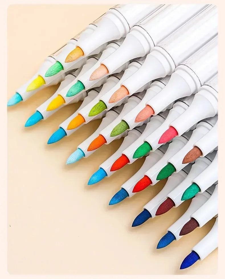 Languo 9/144 Colors Acrylic Paint Art Marker Pen DIY Painting Drawing Card Ceramic Stone Mug Glass Fabric Clothes Art Supplies