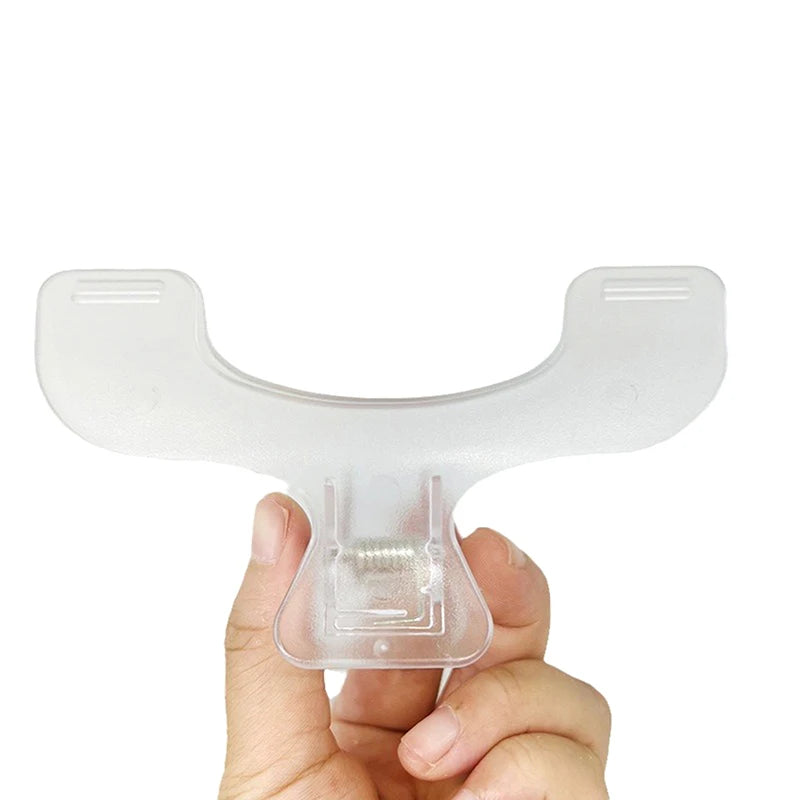 1Pcs Simple Fixed Book Clips Frosted Transparent Page Holder For Reading Tool Memo Clip Desk Accessories Practical Note Holder
