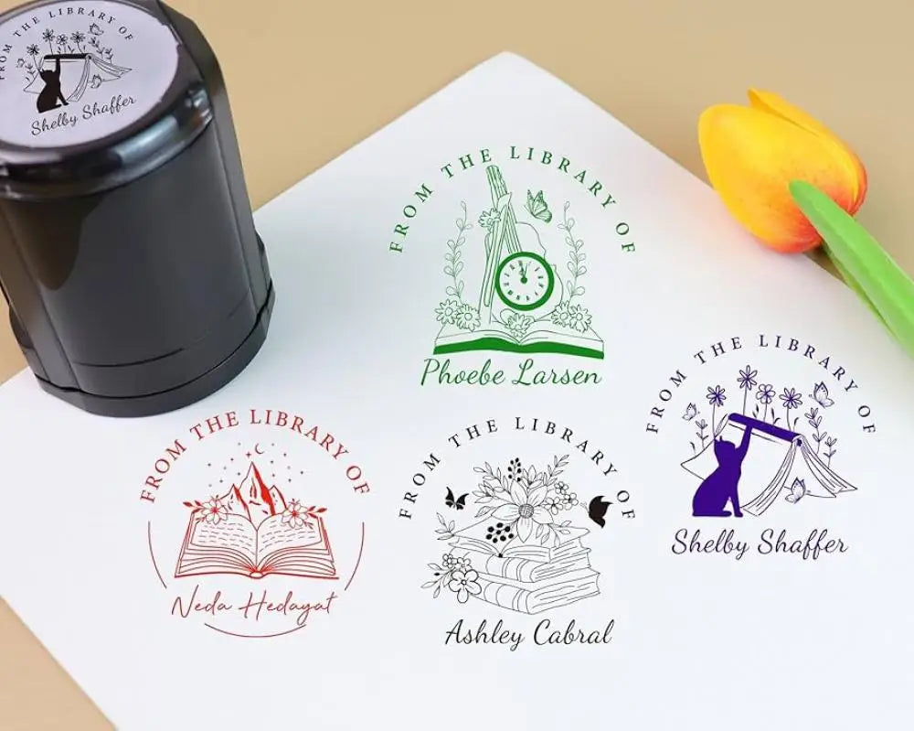 Custom Self-Inking Stamp 25/30/40/50mm Round Logo Design P Personalized Press-type Inking Stamp for Wedding Invitation Envelope